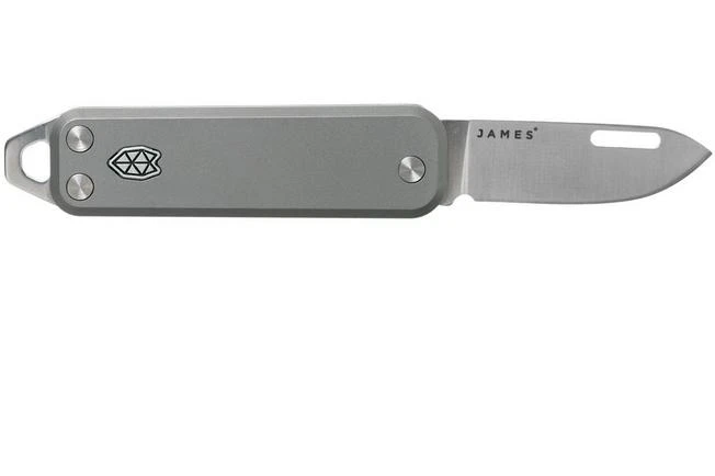 The James Brand Elko Satin + Titanium KN117112-00 Pocket Knife 2 The James Brand Elko Satin + Titanium KN117112-00 Pocket Knife - Image 2