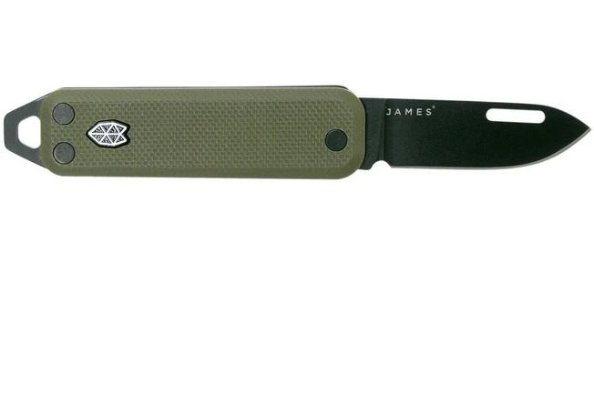 The James Brand Elko Black + OD Green G10 KN117119-00 Pocket Knife 2 The James Brand Elko Black + OD Green G10 KN117119-00 Pocket Knife - Image 2