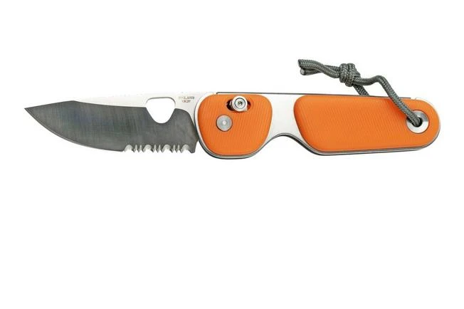 The James Brand The Redstone Tangerine, Stainless Serrated KN118163-01 Pocket Knife 1 The James Brand The Redstone Tangerine, Stainless Serrated KN118163-01 Pocket Knife