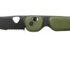 The James Brand The Redstone, OD Green + Black, Serrated, Pocket Knife