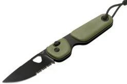 The James Brand The Redstone, OD Green + Black, Serrated, Pocket Knife -The James Brand JAKN118168 01 03 the james brand