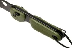 The James Brand The Redstone, OD Green + Black, Serrated, Pocket Knife -The James Brand JAKN118168 01 06 the james brand