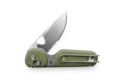 The James Brand The Redstone OD Green, Stainless Serrated KN118169-01 Pocket Knife