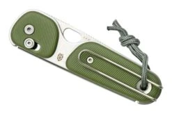 The James Brand The Redstone OD Green, Stainless Serrated KN118169-01 Pocket Knife -The James Brand JAKN118169 01 04 thejamesbrand