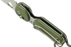 The James Brand The Redstone OD Green, Stainless Serrated KN118169-01 Pocket Knife -The James Brand JAKN118169 01 08 thejamesbrand