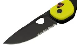 The James Brand The Redstone, Neon, Turquoise PP, Black, Serrated, KN118191-01, Pocket Knife -The James Brand JAKN118191 01 03 jamesbrand
