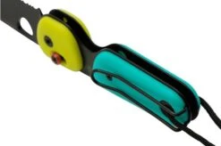 The James Brand The Redstone, Neon, Turquoise PP, Black, Serrated, KN118191-01, Pocket Knife -The James Brand JAKN118191 01 04 jamesbrand