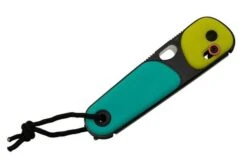 The James Brand The Redstone, Neon, Turquoise PP, Black, Serrated, KN118191-01, Pocket Knife -The James Brand JAKN118191 01 06 jamesbrand