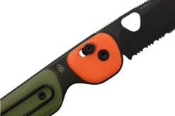 The James Brand The Redstone, OD Green + Orange PP, Black, Serrated, KN118197-01, Pocket Knife -The James Brand JAKN118197 01 05 jamesbrand