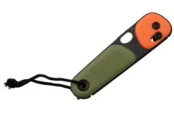 The James Brand The Redstone, OD Green + Orange PP, Black, Serrated, KN118197-01, Pocket Knife -The James Brand JAKN118197 01 06 jamesbrand