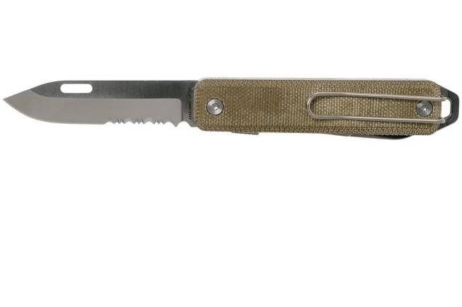 The James Brand Ellis Scissors, Stainless, OD Green, Micarta Pocket Knife 3 The James Brand Ellis Scissors, Stainless, OD Green, Micarta Pocket Knife - Image 3