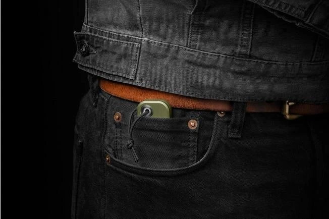 The James Brand The Palmer, OD Green Aluminum, Black KN121179-00 Utility Knife 5 The James Brand The Palmer, OD Green Aluminum, Black KN121179-00 Utility Knife - Image 5