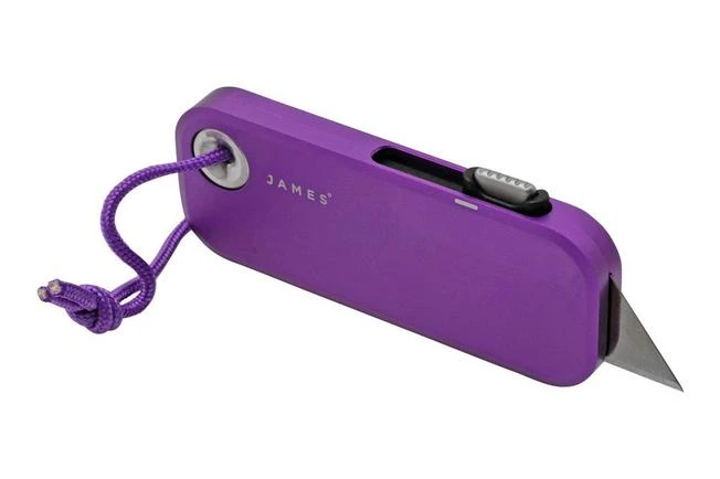 The James Brand The Palmer KN121207-00 Atomic Purple Aluminum KN121207-00, Utility Knife 4 The James Brand The Palmer KN121207-00 Atomic Purple Aluminum KN121207-00, Utility Knife - Image 4