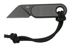 The James Brand The Abbey Black DLC, Black Vinyl Fixed Knife