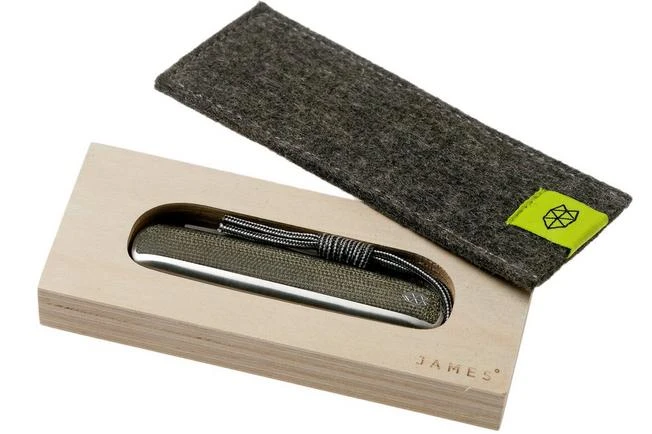 The James Brand The Pike, OD Green Micarta KN110127-00 Pocket Knife 8 The James Brand The Pike, OD Green Micarta KN110127-00 Pocket Knife - Image 8