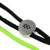 The James Brand Ulu Lanyard, Silver, Neon-green/black
