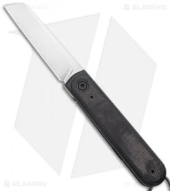 The James Brand Duval Liner Lock Knife Black Micarta (2.7" Black)