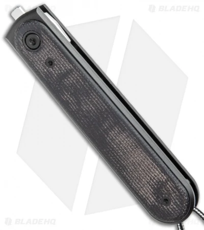 The James Brand Duval Liner Lock Knife Black Micarta (2.7" Black) 2 The James Brand Duval Liner Lock Knife Black Micarta (2.7" Black) - Image 2