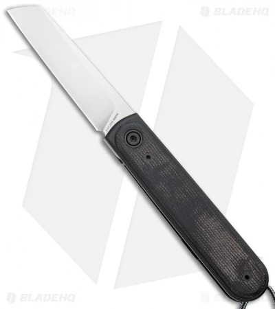 The James Brand Duval Liner Lock Knife Black Micarta (2.7" Black) 1 The James Brand Duval Liner Lock Knife Black Micarta (2.7" Black)