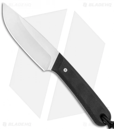 The James Brand Hell Gap Fixed Blade Knife Black Micarta (3.6" Satin) 1 The James Brand Hell Gap Fixed Blade Knife Black Micarta (3.6" Satin)