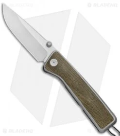 James Brand The Barnes Limited Frame Lock Knife Ti/Green Micarta (3.5" Two-Tone)
