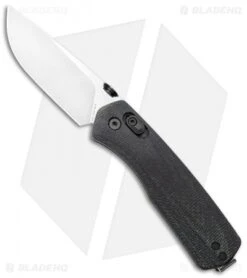 James Brand The Carter Ambi-Slider Lock Knife Black Micarta (2.8" Satin)