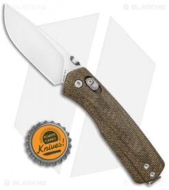 James Brand The Carter Ambi-Slider Knife OD Green Micarta (2.8" Satin) 9 James Brand The Carter Ambi-Slider Knife OD Green Micarta (2.8" Satin) -The James Brand James Brand The Carter Ambi Slider OD Green Micarta Satin BHQ 100457 jr bottlecap