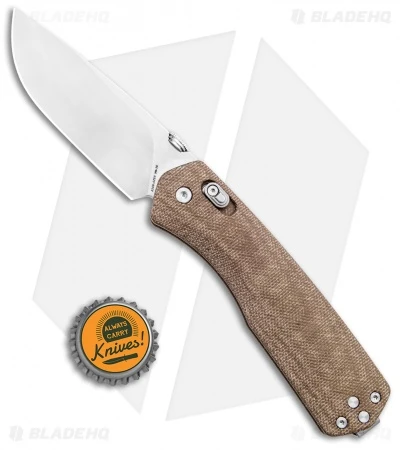 James Brand The Carter XL Ambi-Slider Knife OD Green Micarta (3.25" Satin) 4 James Brand The Carter XL Ambi-Slider Knife OD Green Micarta (3.25" Satin) - Image 4