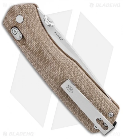 James Brand The Carter XL Ambi-Slider Knife OD Green Micarta (3.25" Satin) 3 James Brand The Carter XL Ambi-Slider Knife OD Green Micarta (3.25" Satin) - Image 3