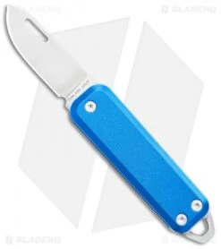 James Brand The Elko Slip Joint Keychain Knife Cerulean Blue (1.6" Satin)