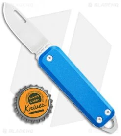 James Brand The Elko Slip Joint Keychain Knife Cerulean Blue (1.6" Satin) 7 James Brand The Elko Slip Joint Keychain Knife Cerulean Blue (1.6" Satin) -The James Brand James Brand The Elko SJ Blue Cerulean Satin BHQ 137932 jr bottlecap
