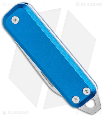 James Brand The Elko Slip Joint Keychain Knife Cerulean Blue (1.6" Satin) 2 James Brand The Elko Slip Joint Keychain Knife Cerulean Blue (1.6" Satin) - Image 2