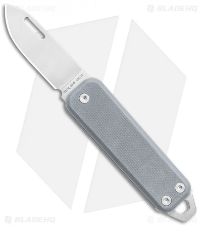 James Brand The Elko Slip Joint Keychain Knife Primer Gray G-10 (1.6" Satin) 1 James Brand The Elko Slip Joint Keychain Knife Primer Gray G-10 (1.6" Satin)