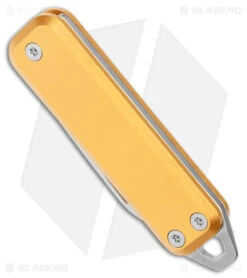 James Brand The Elko Slip Joint Keychain Knife Canary (1.6" Satin) -The James Brand James Brand The Elko SJ Keychain Canary Satin BHQ 176308 jr spine