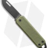 James Brand The Elko Slip Joint Keychain Knife OD Green G-10 (1.6" Black)