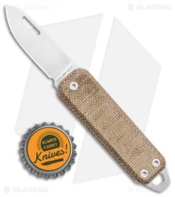 James Brand The Elko Slip Joint Keychain Knife OD Green Micarta (1.6" Satin) 7 James Brand The Elko Slip Joint Keychain Knife OD Green Micarta (1.6" Satin) -The James Brand James Brand The Elko SJ OD Green Micarta Satin BHQ 137930 jr bottlecap