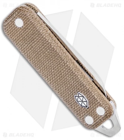 James Brand The Elko Slip Joint Keychain Knife OD Green Micarta (1.6" Satin) 3 James Brand The Elko Slip Joint Keychain Knife OD Green Micarta (1.6" Satin) - Image 3