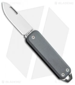 James Brand The Elko Slip Joint Keychain Knife Gray G10 (1.6" Satin) KN103139-00