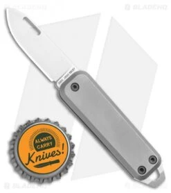 James Brand The Elko Slip Joint Keychain Knife Titanium (1.6" Satin) -The James Brand James Brand The Elko Slip Joint Keychain Knife Titanium 1.6 Satin BHQ 85669 LS Bottlecap
