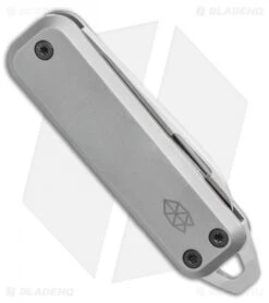 James Brand The Elko Slip Joint Keychain Knife Titanium (1.6" Satin) -The James Brand James Brand The Elko Slip Joint Keychain Knife Titanium 1.6 Satin BHQ 85669 LS Side