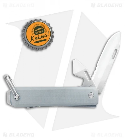 James Brand The Ellis Lockback Knife & Tool Gray (2.5" Satin Serr) KN105139-01 4 James Brand The Ellis Lockback Knife & Tool Gray (2.5" Satin Serr) KN105139-01 - Image 4