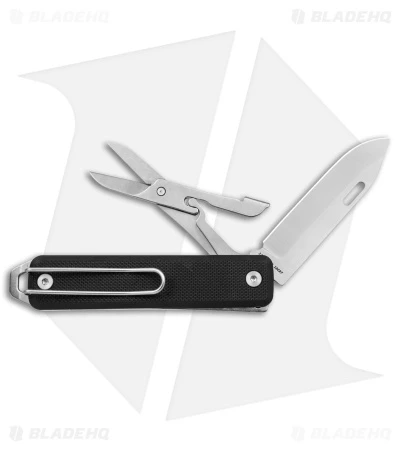 James Brand The Ellis Lockback Knife & Tool W/Scissors Black (2.75" Plain) 1 James Brand The Ellis Lockback Knife & Tool W/Scissors Black (2.75" Plain)