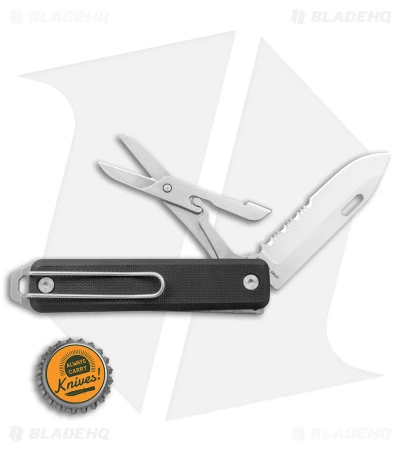 James Brand The Ellis Lockback Knife & Tool W/Scissors Black (2.75" Satin Serr) 4 James Brand The Ellis Lockback Knife & Tool W/Scissors Black (2.75" Satin Serr) - Image 4