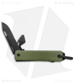 James Brand The Ellis Lockback Knife & Tool OD Green (2.5" Black Serr)
