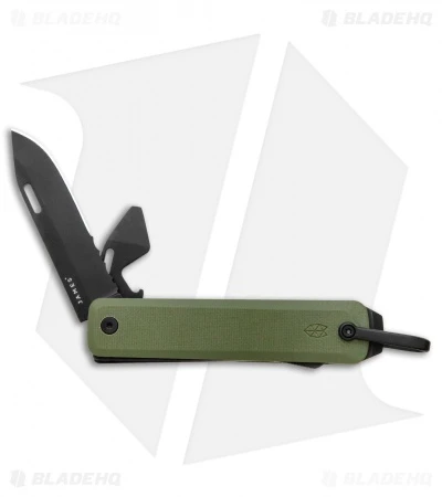 James Brand The Ellis Lockback Knife & Tool OD Green (2.5" Black Serr) 1 James Brand The Ellis Lockback Knife & Tool OD Green (2.5" Black Serr)
