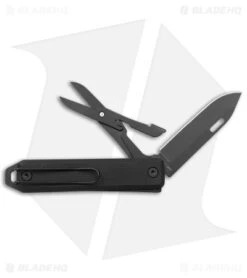 James Brand The Ellis Lockback Knife & Tool W/Scissors Black (2.75" Black)