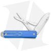 James Brand The Ellis Lockback Knife Tool W/Scissors Cerulean (2.75" Satin Serr)