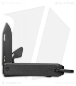 James Brand The Ellis Lockback Knife & Tool Black (2.5" Black Serr) KN105113-01