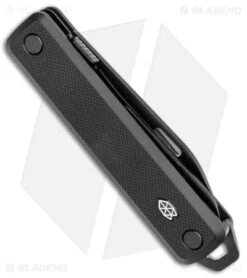 James Brand The Ellis Lockback Knife & Tool W/Scissors Black (2.75" Black Serr) -The James Brand James Brand The Ellis Scissors Black Black Serr BHQ 141601 jr side