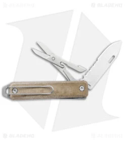James Brand The Ellis Lockback Knife & Scissors Green Micarta (2.75" Satin)